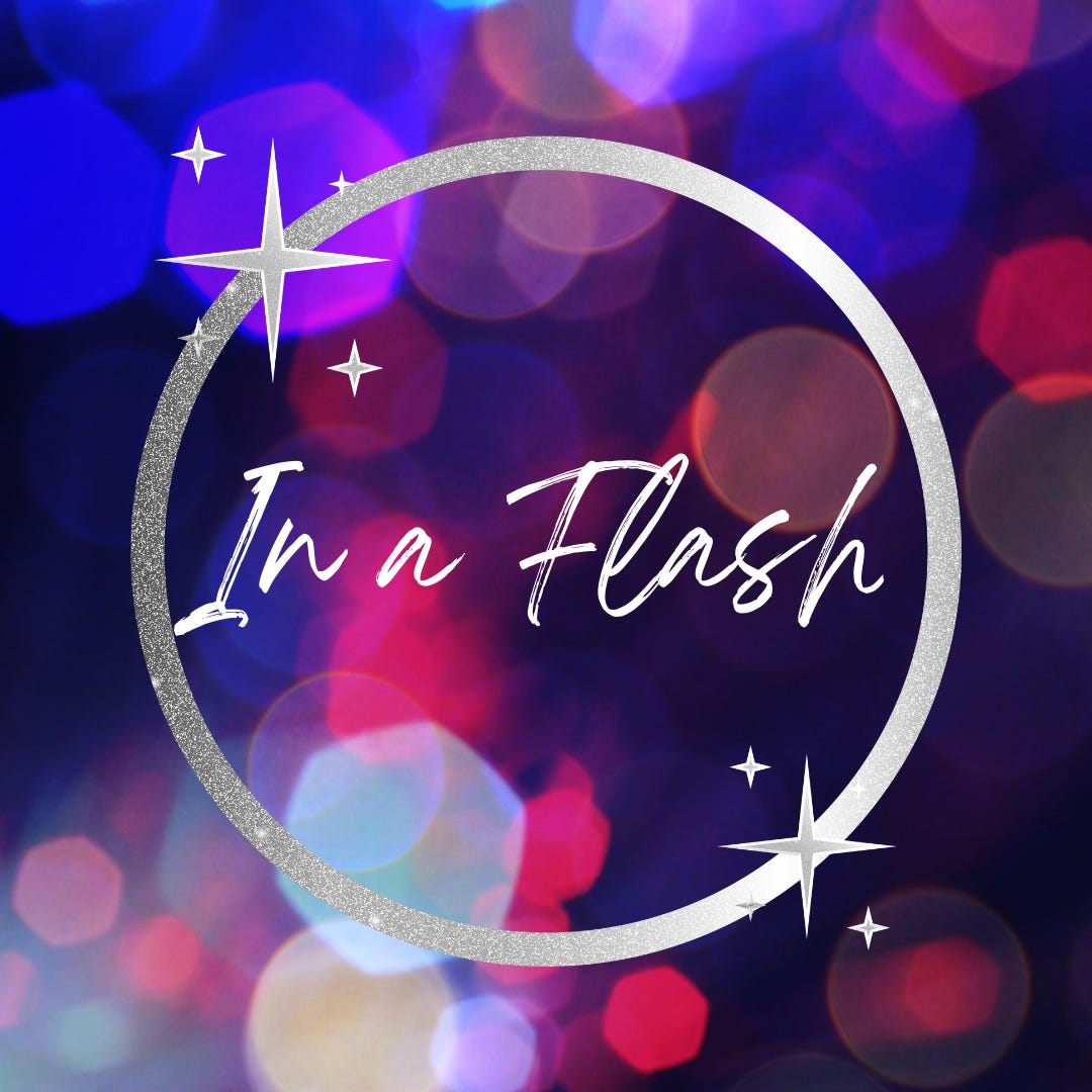 In A Flash logo