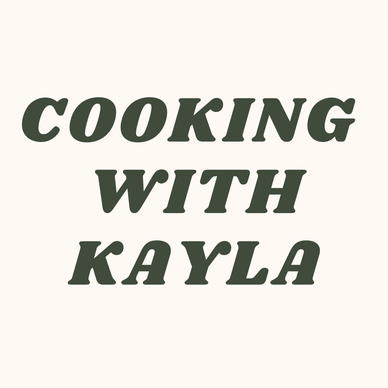 Cooking with Kayla: Weekly Meal Plans, Gluten Free Recipes logo