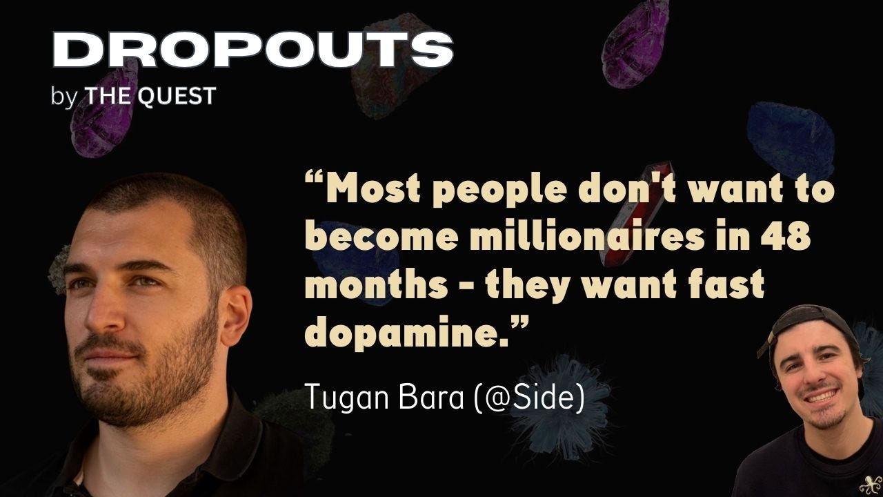 From HEC Dropout to $100M Crypto Success - Tugan Bara (@Side)