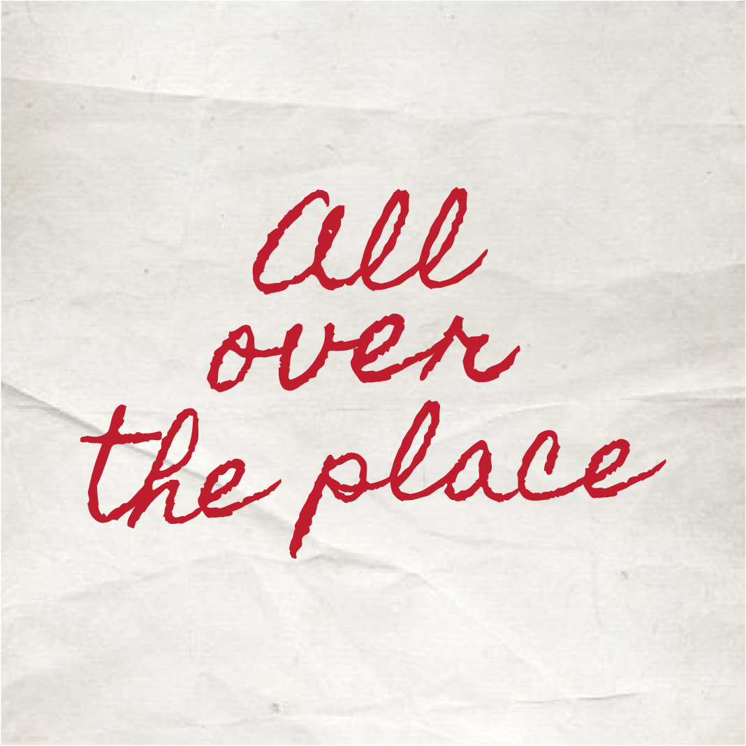 all over the place logo