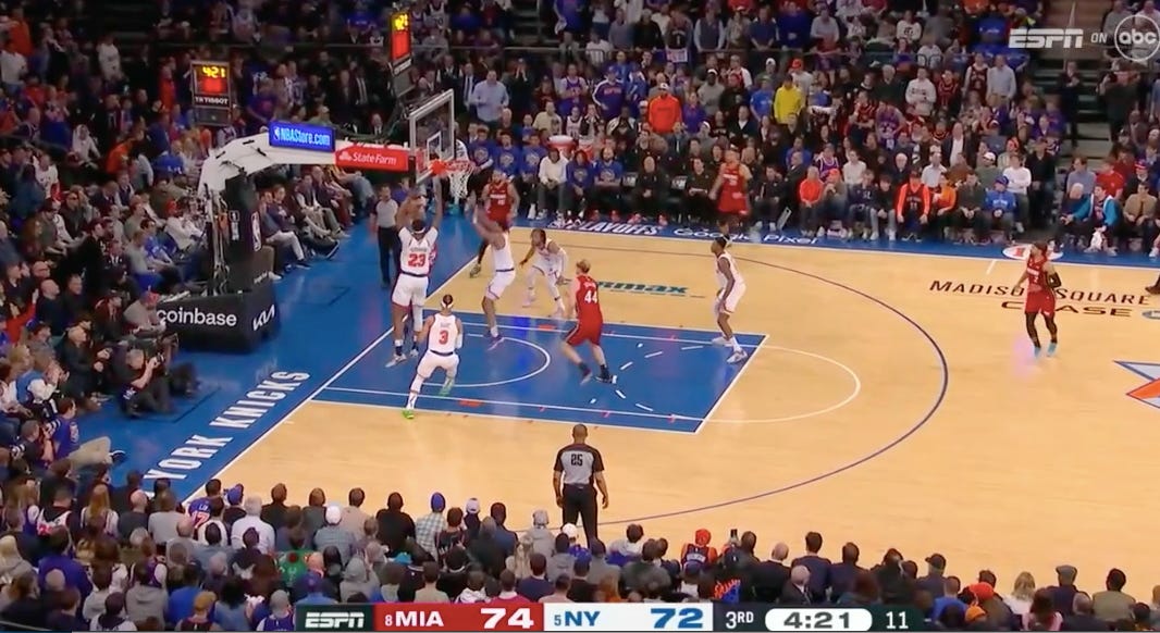 Miami Heat guard Kyle Lowry turns back the clock against the New York Knicks