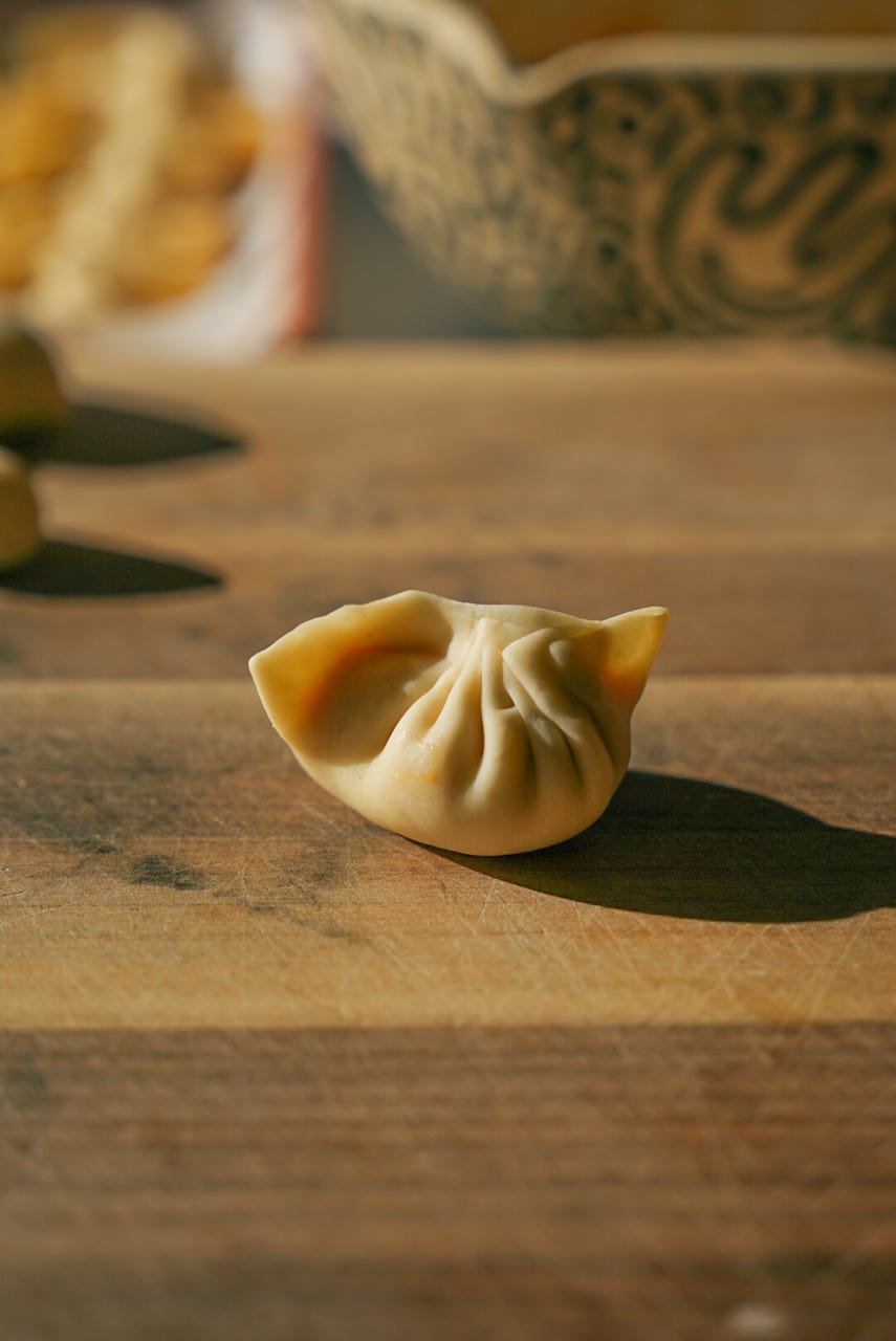 Basil Chicken Dumplings — Eat Cho Food