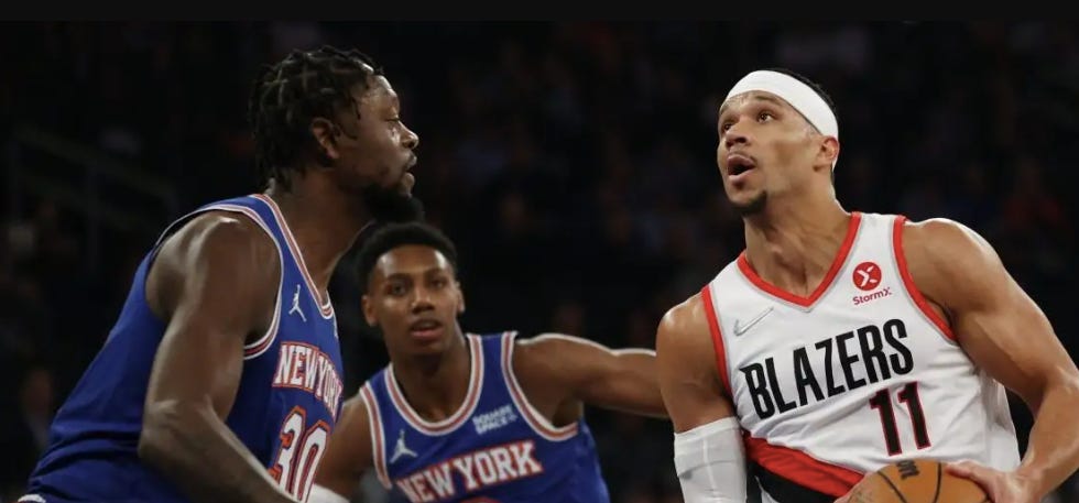 Blazers trade Josh Hart to Knicks for Cam Reddish, draft pick