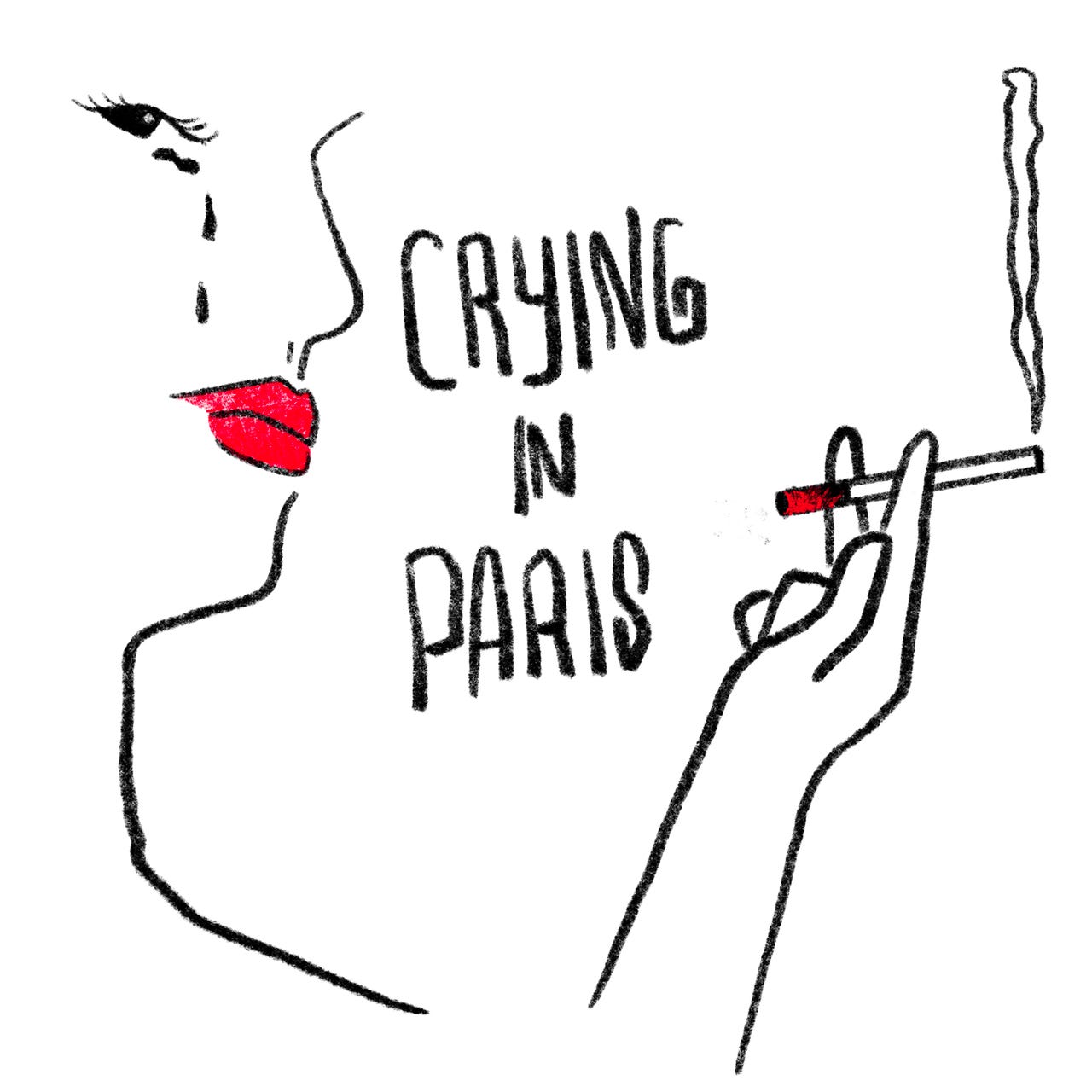 crying in paris