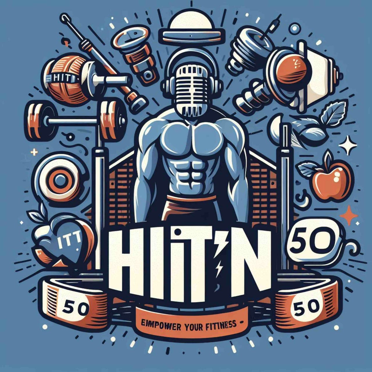 HIIT'N 50 logo