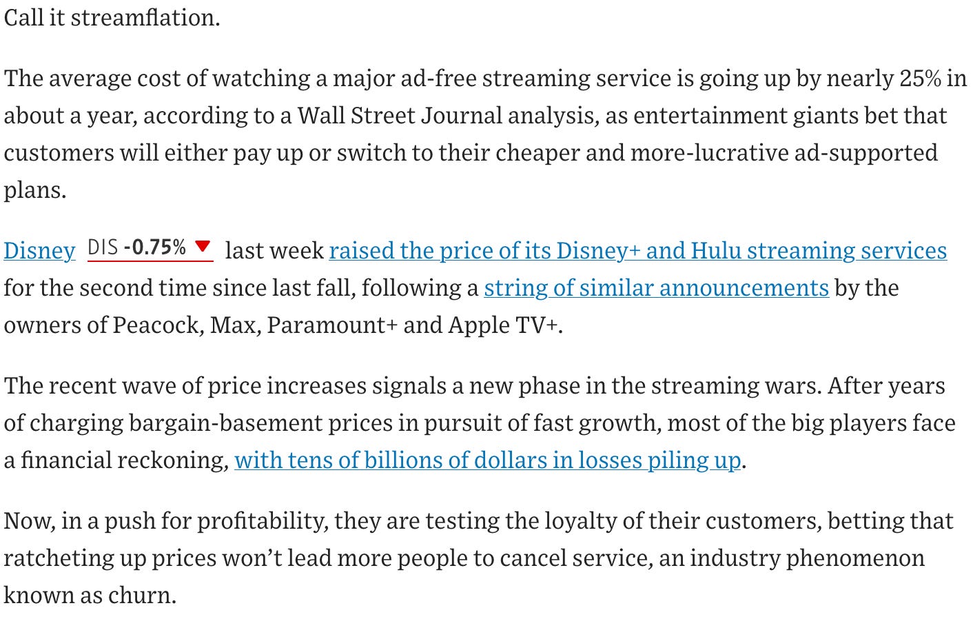 Apple and Paramount discuss bundling streaming services, according to WSJ, Equity Research