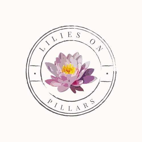 Lilies on Pillars logo