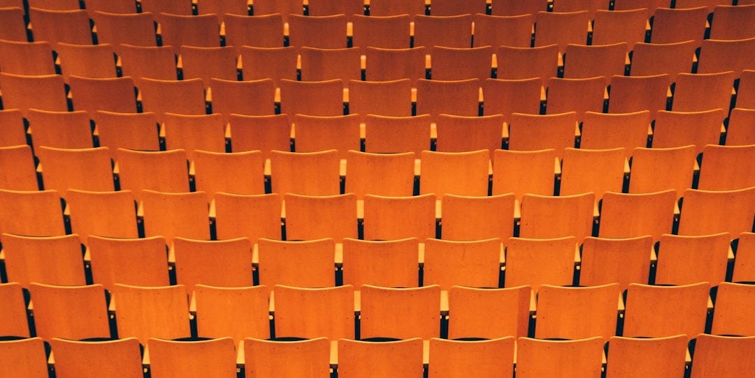 The empty theater of our imaginary audience