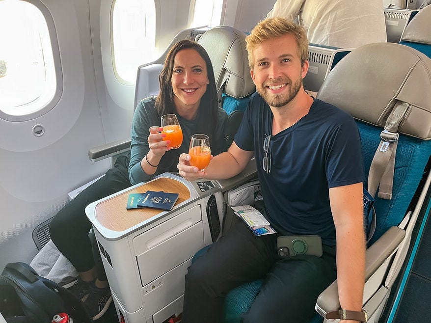 Air Tahiti Nui Business Class to Paris Review (and How to Book it on