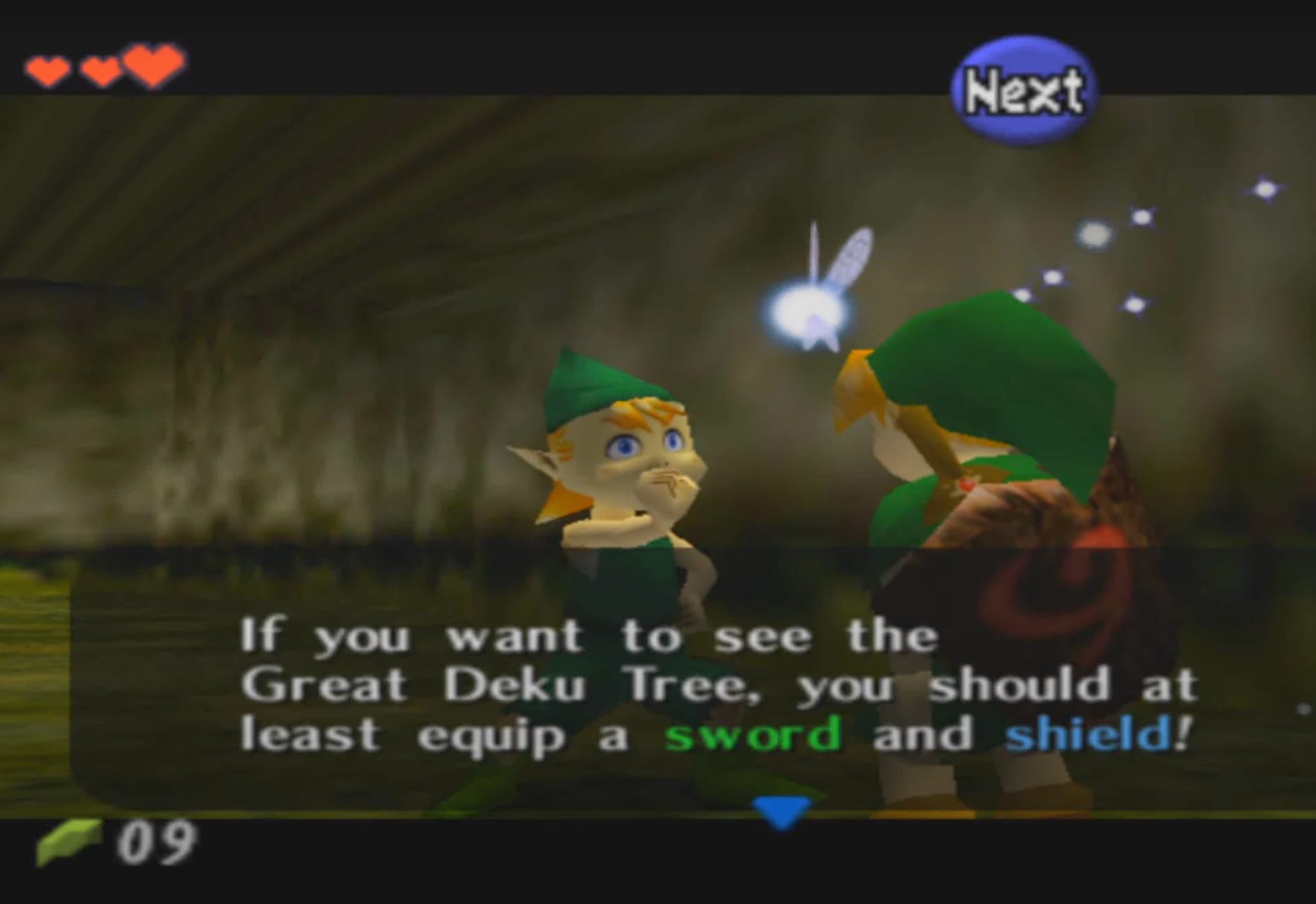 Link Meets the Deku Tree Process