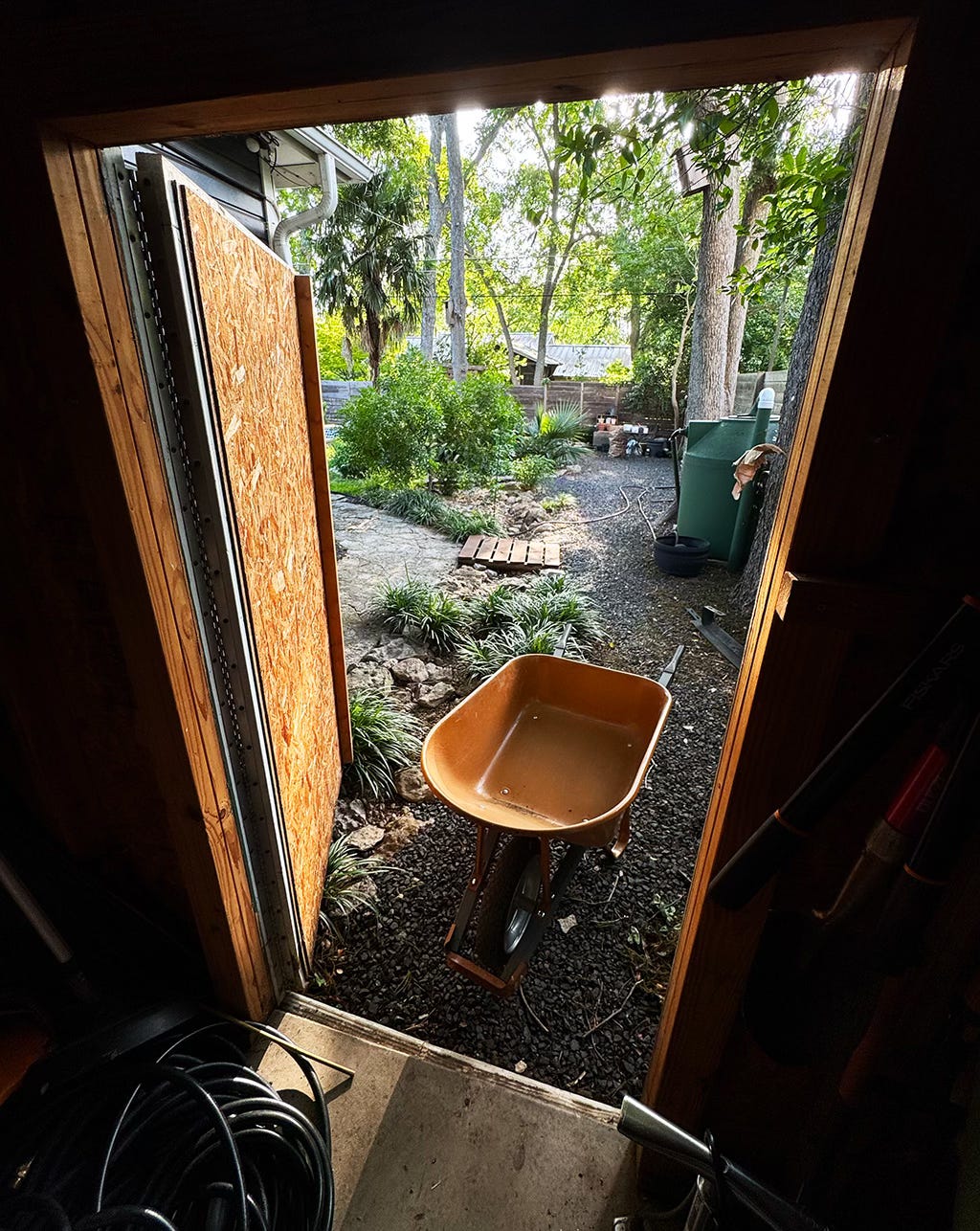 3 thoughts while pushing a wheelbarrow