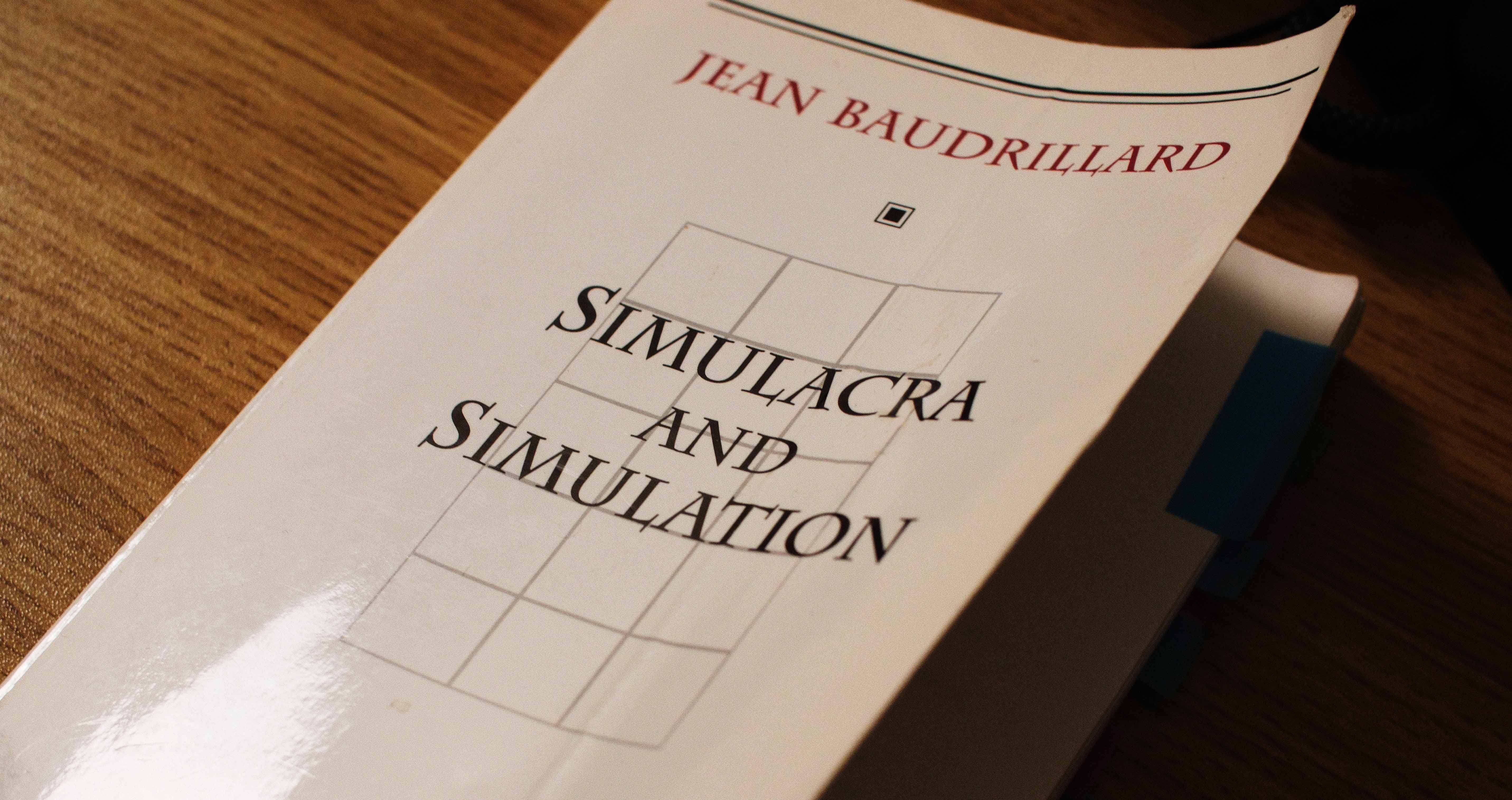 A look at the first page of Simulacra and Simulation