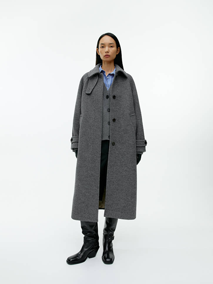 A-line Wool Coat by Larry Levine - Chadwicks Timeless Classics