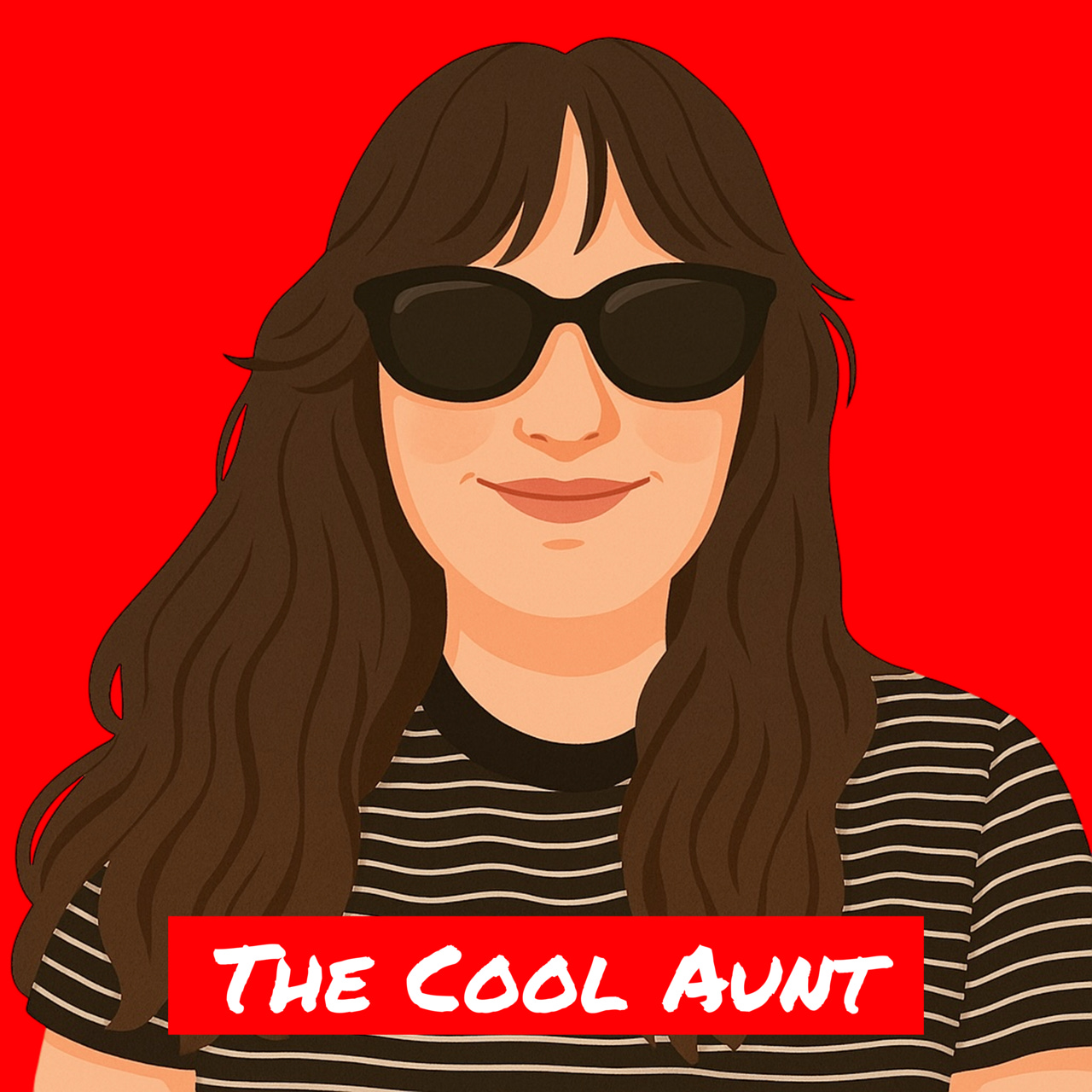 The Cool Aunt by Alexis Mera Damen logo
