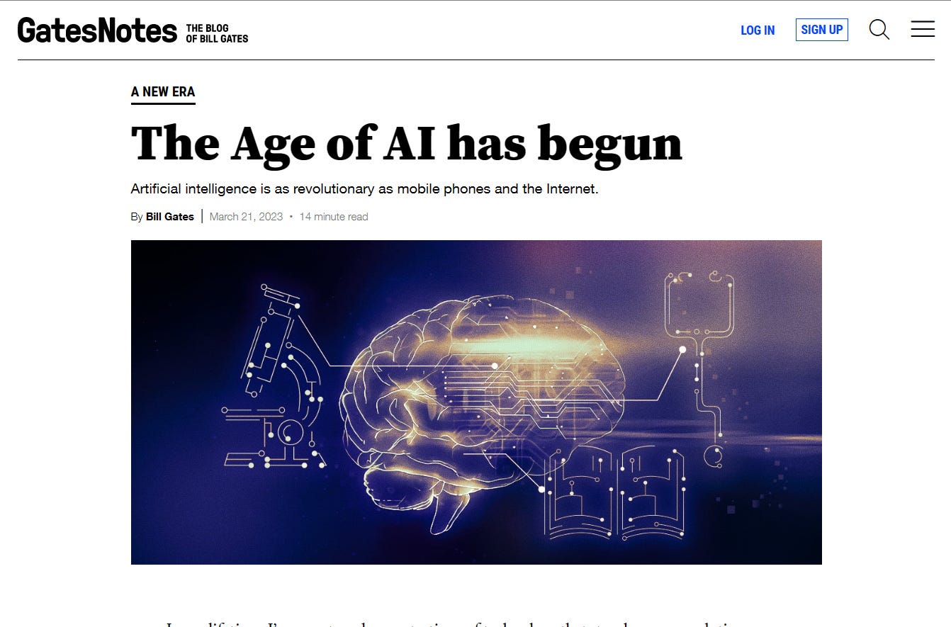 The Age of AI has begun