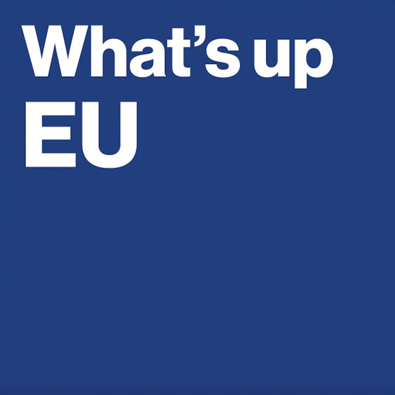 What's up EU logo