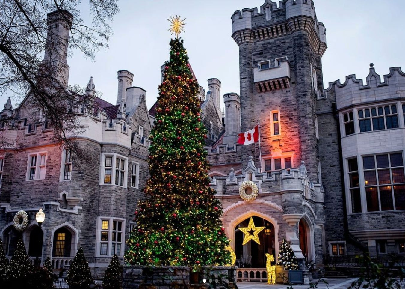 Christmas at the Castle and Holiday Lights Tour at Casa Loma (Runs through  December)