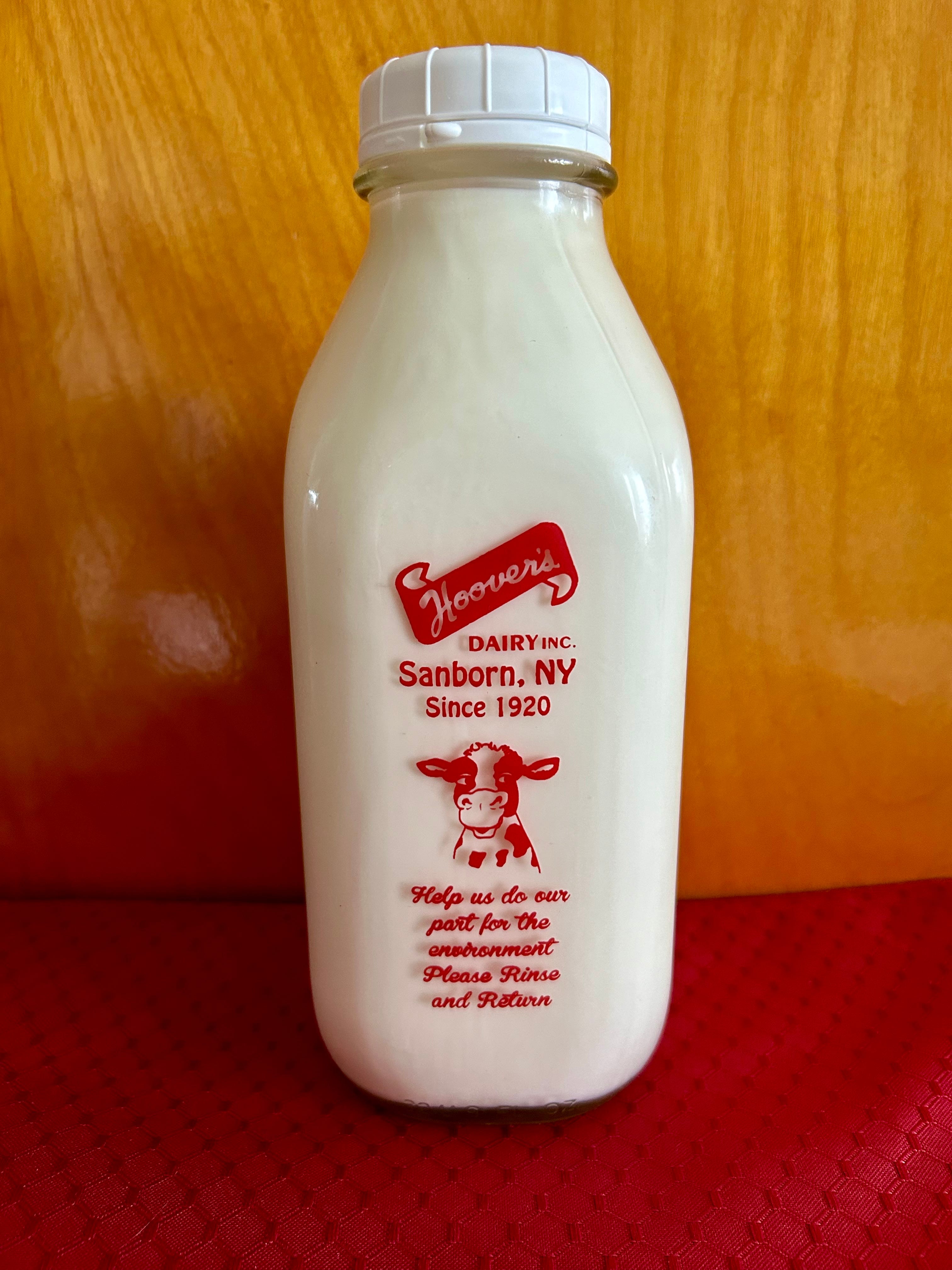 Hoover's Dairy Quart Bottle (Jef)