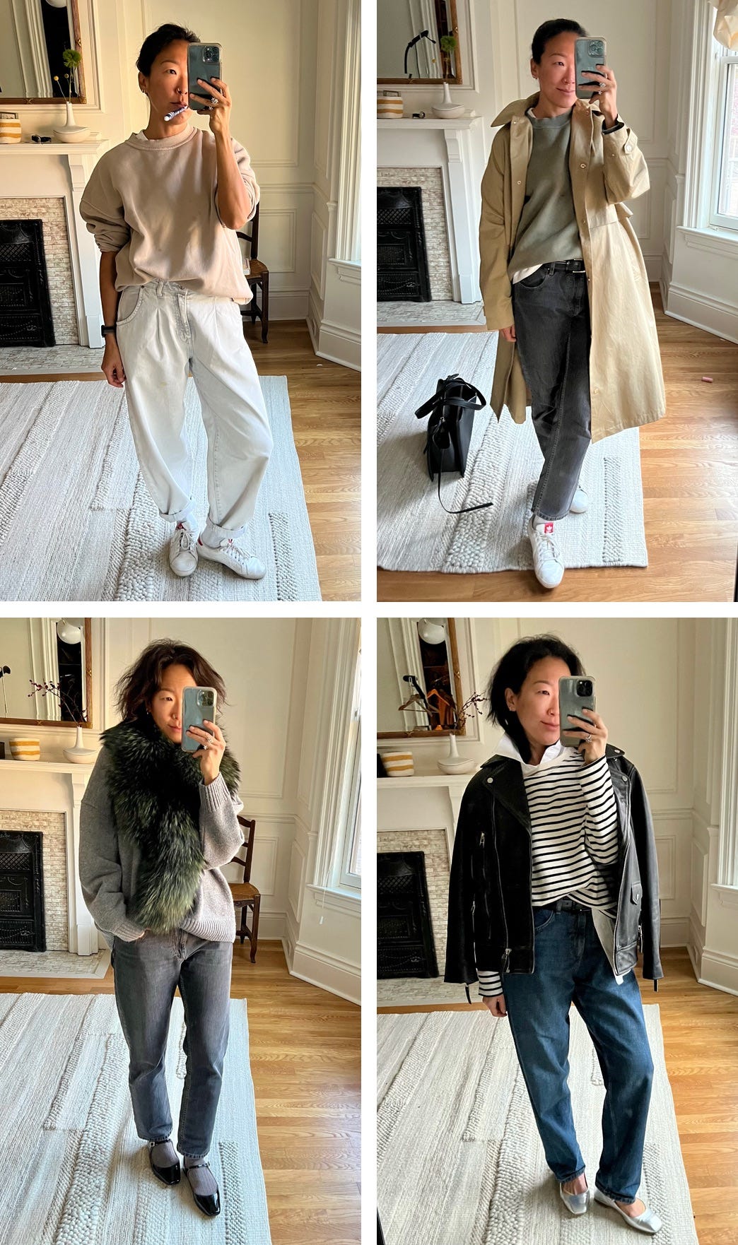 074/ My 52 Coziest Outfits of 2023 - by Irene Kim (김애린)