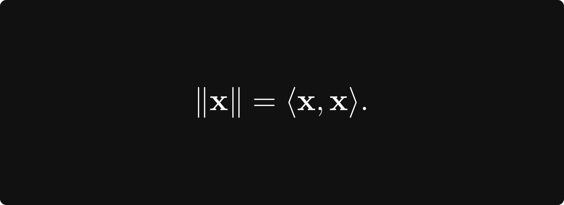 Inner Product to Norm