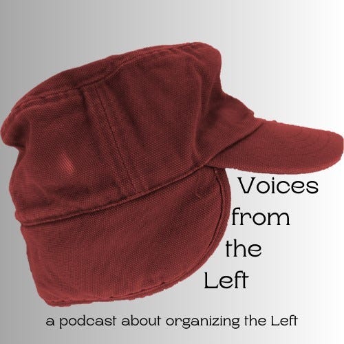 Voices from the Left Podcast 🌹 logo