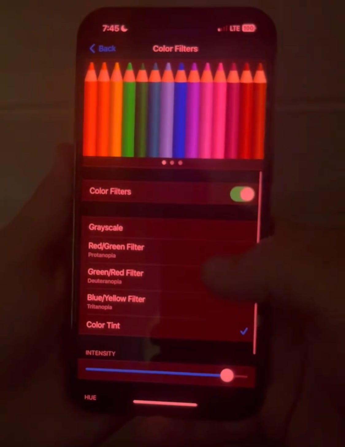 How to Turn your Phone Screen Red by Sydne Anne