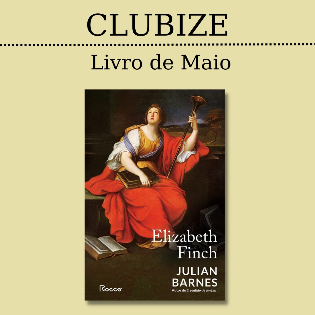 Livro de Maio: Elizabeth Finch, de Julian Barnes