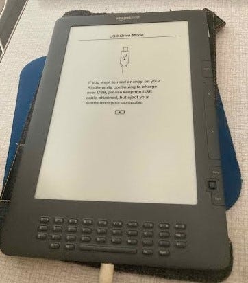Not reading books? Perhaps an old e-reader can help