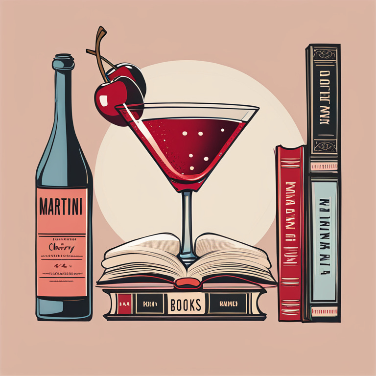 Martinis y libros PROHIBIDOS logo