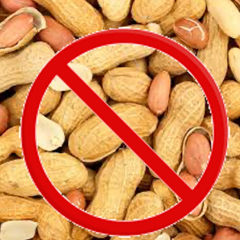 say no to peanuts logo