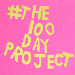 Artwork for #The100DayProject Newsletter