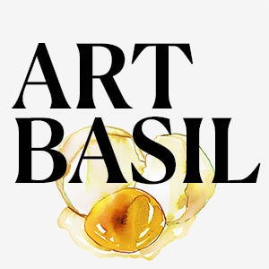 Art Basil: Memories and Meals, Illustrated logo