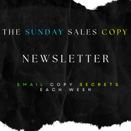 Sunday Sales Copy Newsletter