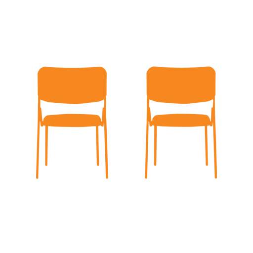 Two Chairs: The Substack logo