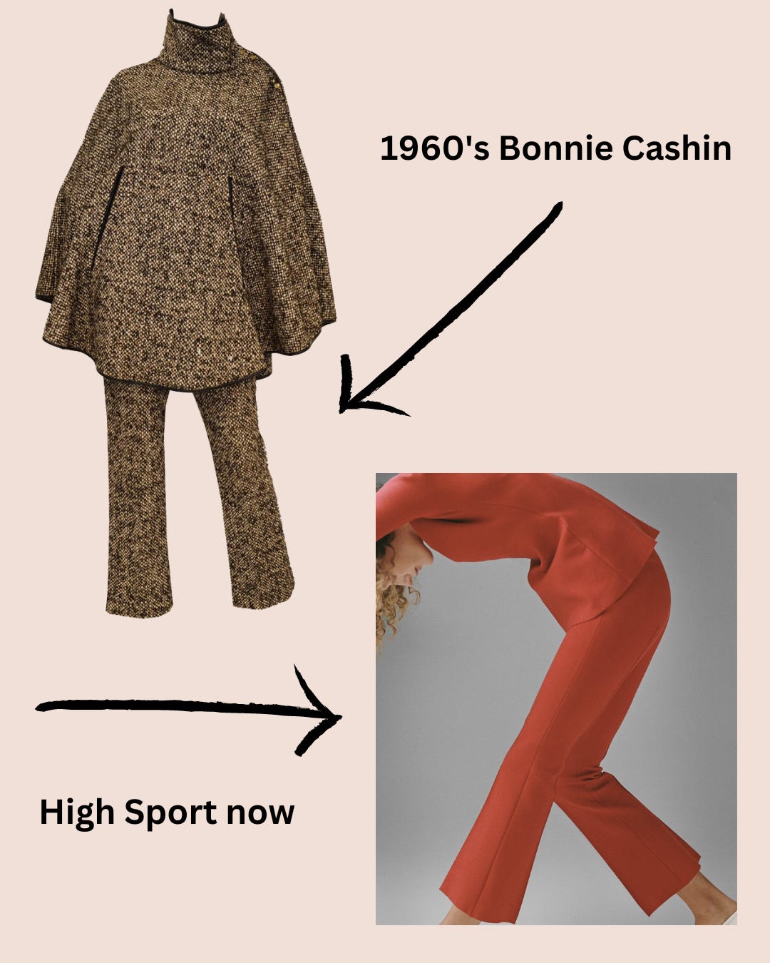 How High Sport Kick Flare Pants Wound Up Everywhere