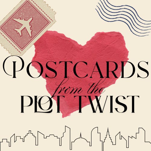 Postcards from the Plot Twist logo