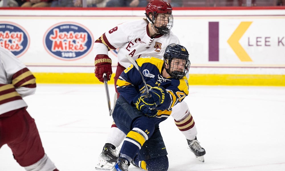 Takeaways from Merrimack's 6-2 loss at Boston College: Slow start dooms the Warriors