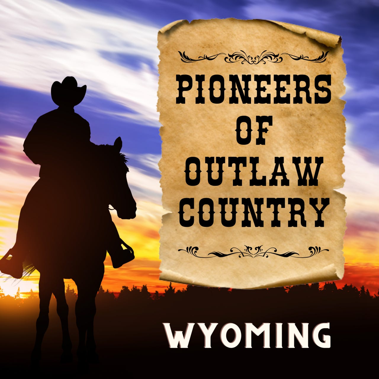 Pioneers of Outlaw Country logo