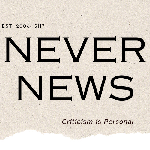 Never News logo