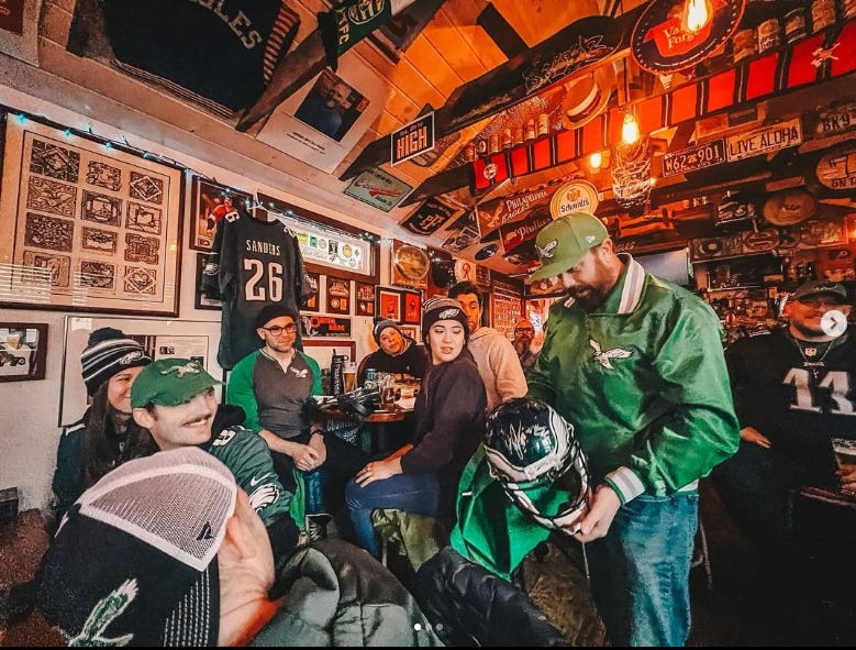 philadelphia eagles bar near me