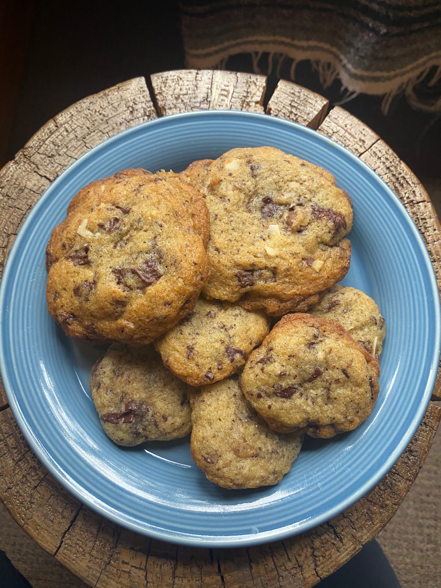 Nostalgia of holiday chocolate chip cookies