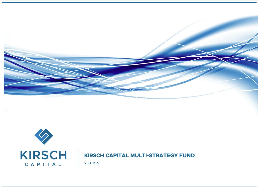 Kirsch Capital update