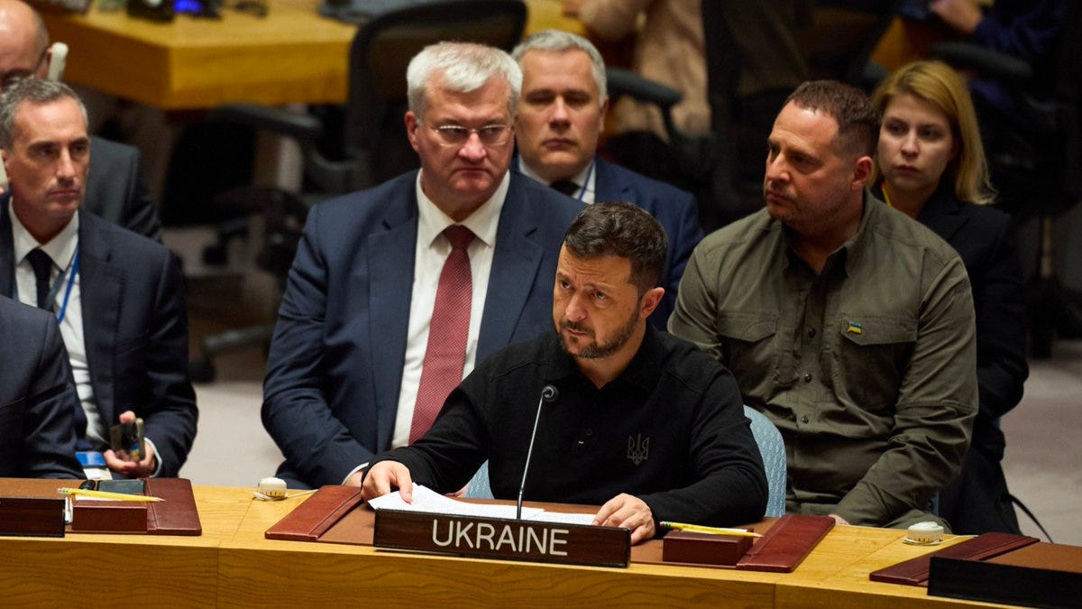 Zelenskyy's speech at the United Nations