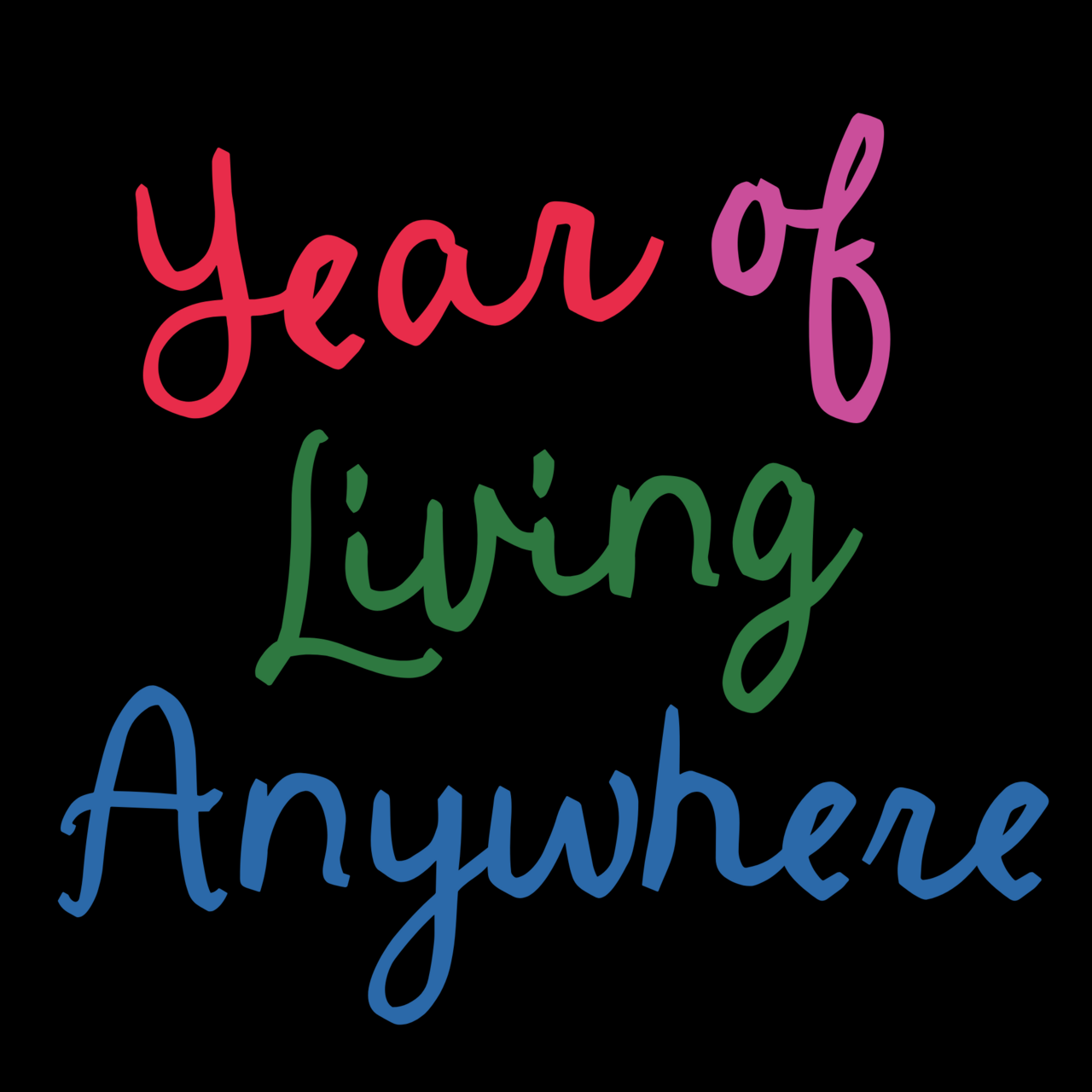 Year of Living Anywhere by Ash Ambirge logo