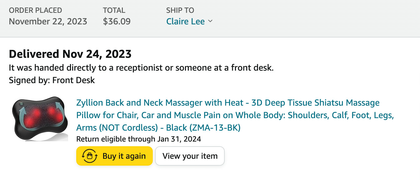 Zyllion ZMA-13-BK Shiatsu Back and Neck Massager with Heat - Black for sale  online