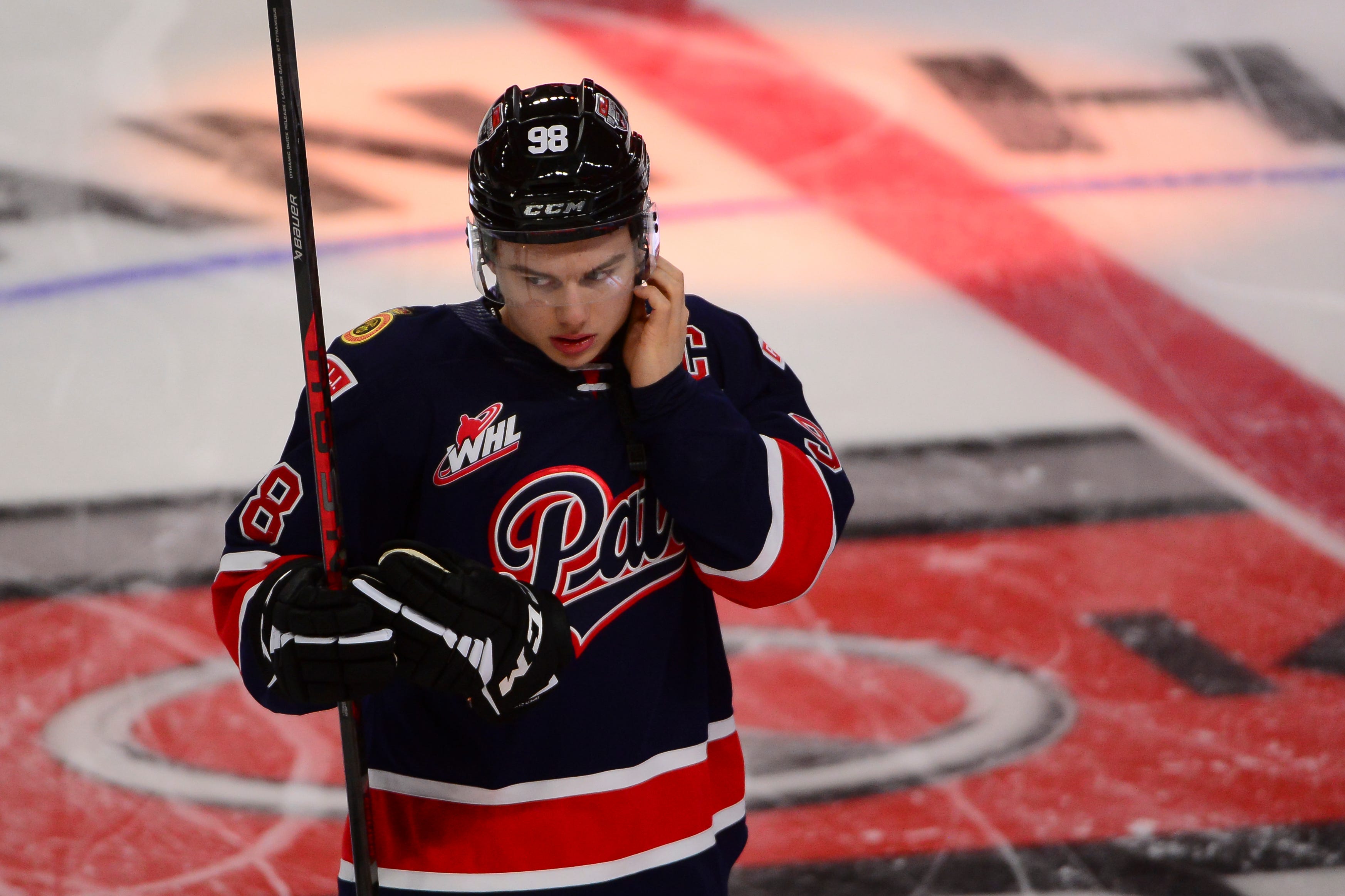 Connor Bedard, Regina Pats jersey is a fine fit