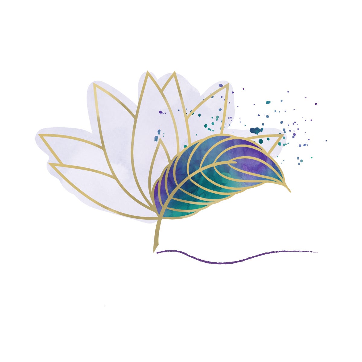 The Lotus and Pen logo