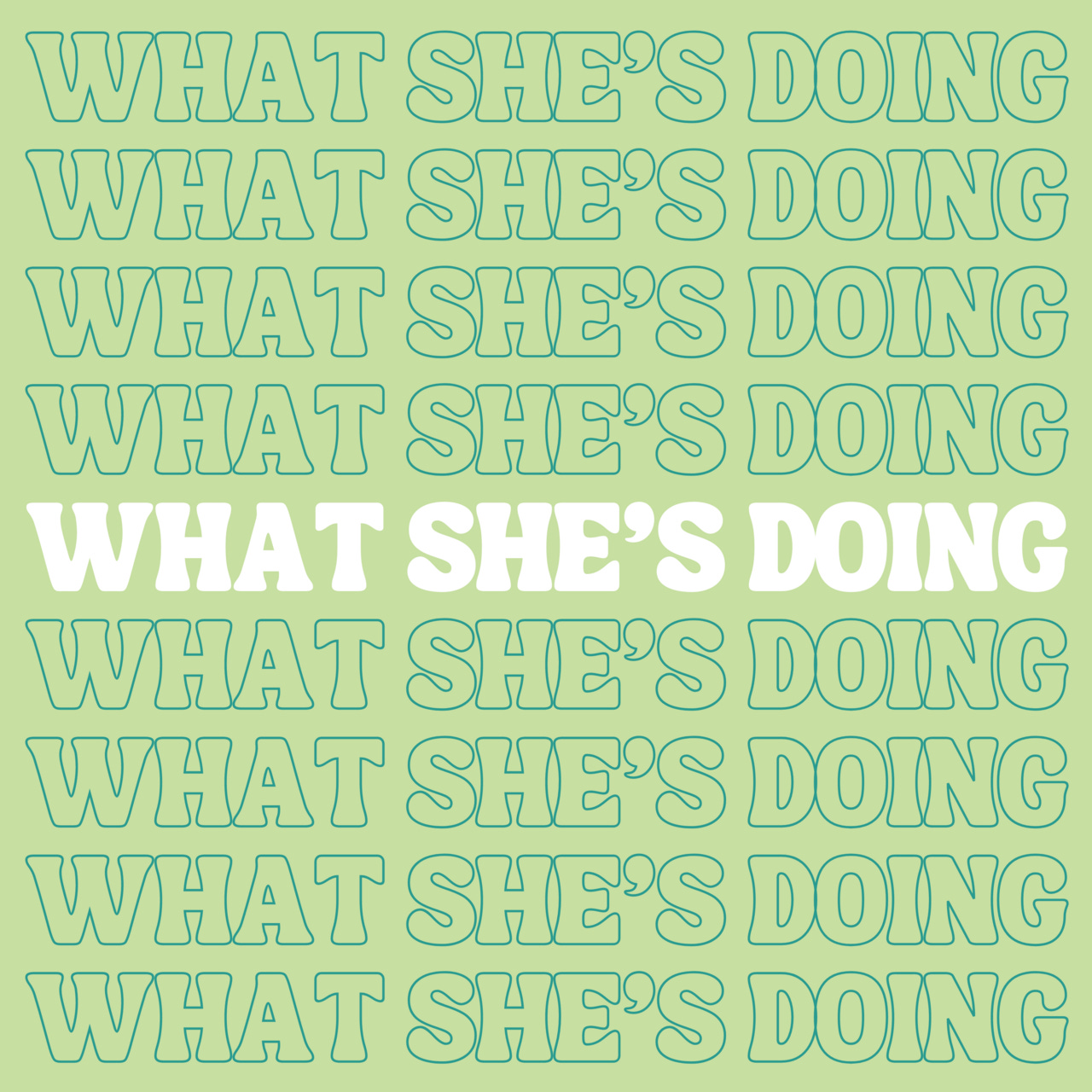 What She's Doing logo