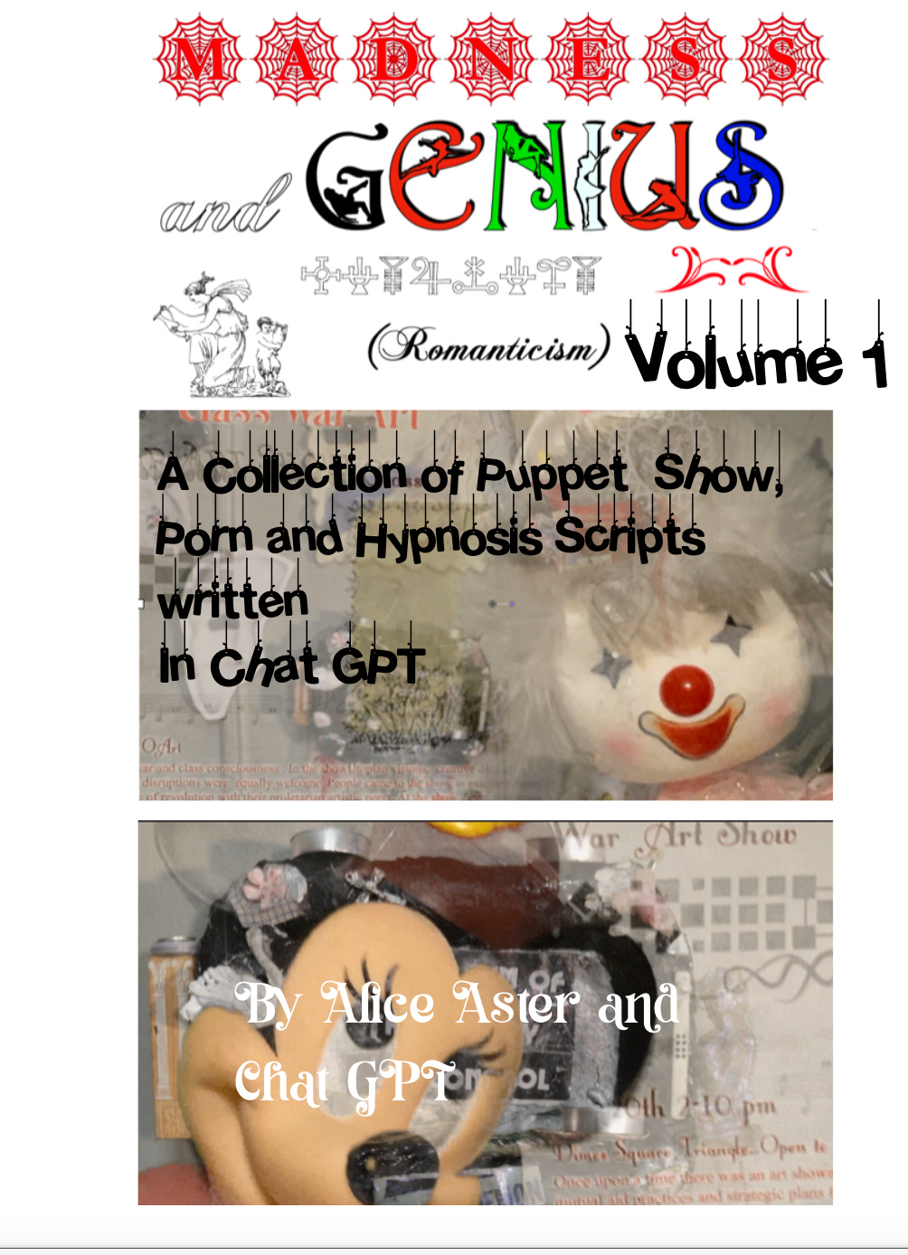 Madness and Genius (Romanticism) Volume 1: Hypnosis, Puppet Show, and Porn  Scripts written with Chat GPT
