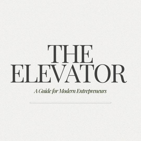 The Elevator, a Guide for Whole Entrepreneurs logo